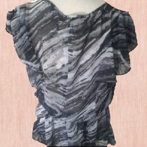 Agua Blues Size 2X Top